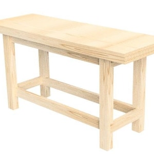 Digital Plans for Simple 2X4 Workbench DIY
