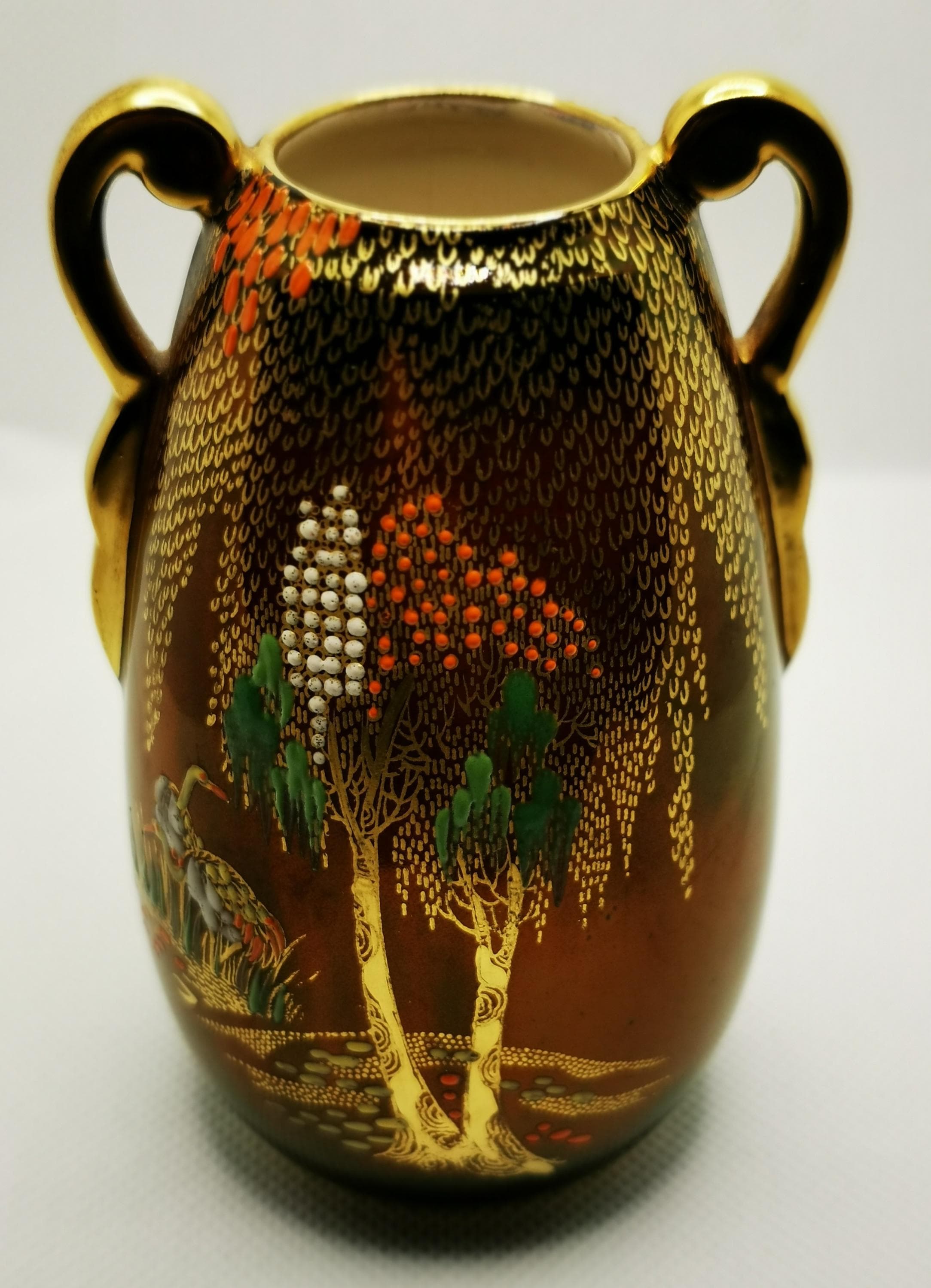英国カールトン　アンティーク Carlton England Vase - Etsy
