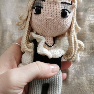 Handmade Crochet Jareth Goblin King Doll - Labyrinth Fan Collectible