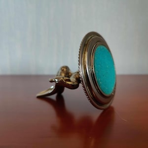 Vintage Silver-Plated Rabbit Ring Holder: Seba Jewelry Stand