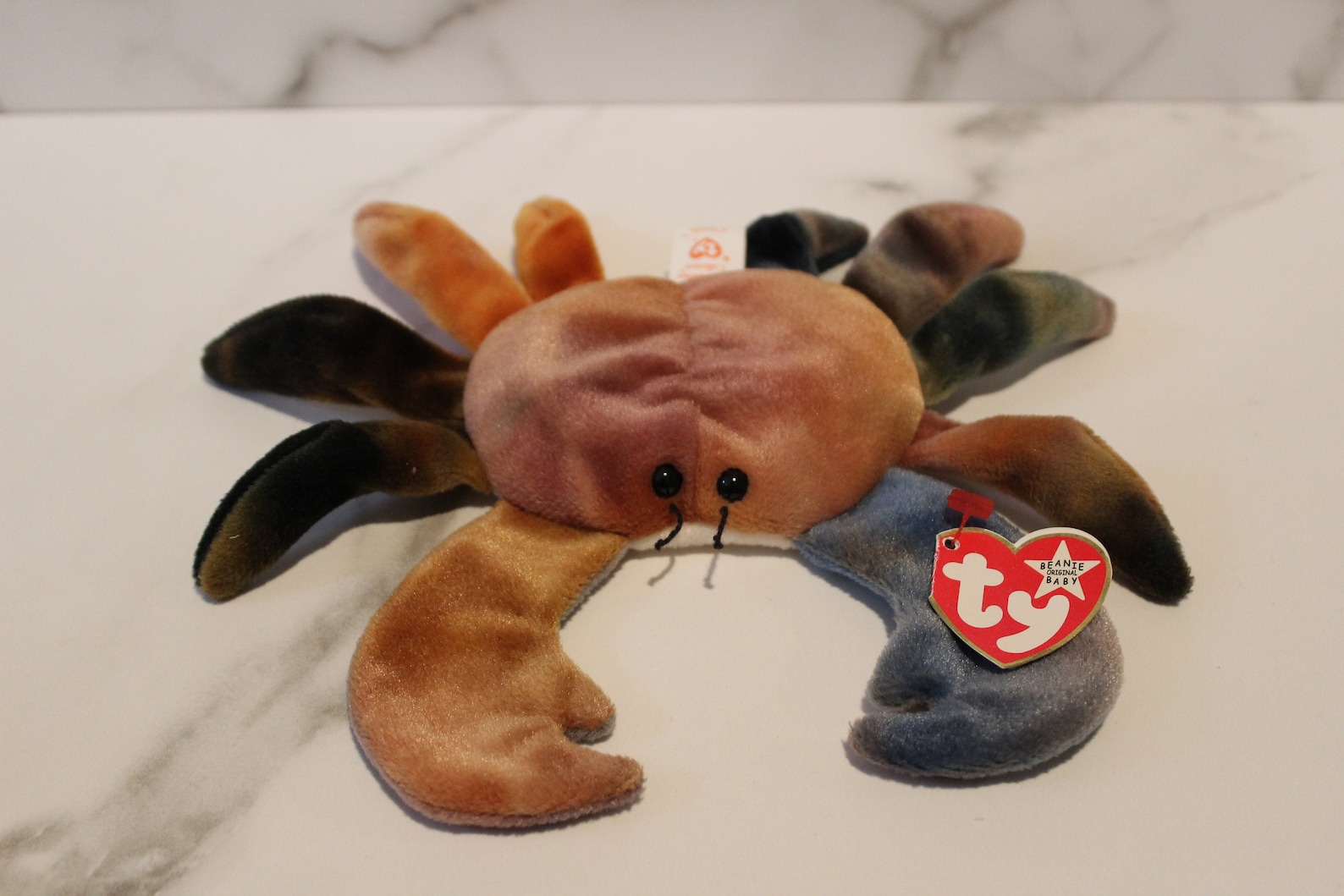 Ultra Rare BEANIE BABY Claude the Crab Vintage 1996 Tag Errors Etsy