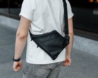 Mens shoulder bag / genuine leather bag / crossbody bag / manbag / men's gift / sling bag / bag for women / travel / sling bag