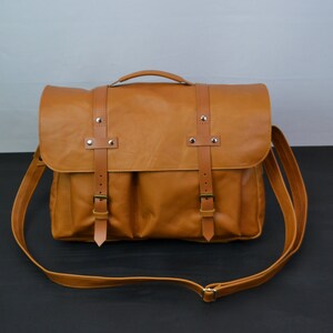 porte-documents en cuir fait main vintage / sac en cuir / sac en cuir véritable / sac homme femme / sac en cuir pour ordinateur / sac en cuir classique