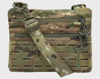 Canvas tas / herentas / tas voor heren / tactische tas / holster portemonnee schoudertas schoudertas / waterdichte tas / schoudertas / multicam