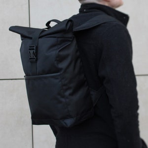 Rolltop Rucksack | Man Roll Top | Woman Rolltop | Vegan Backpack | Backpack for Laptop | Backpack for Traveling | Macbook Backpack | Veganer