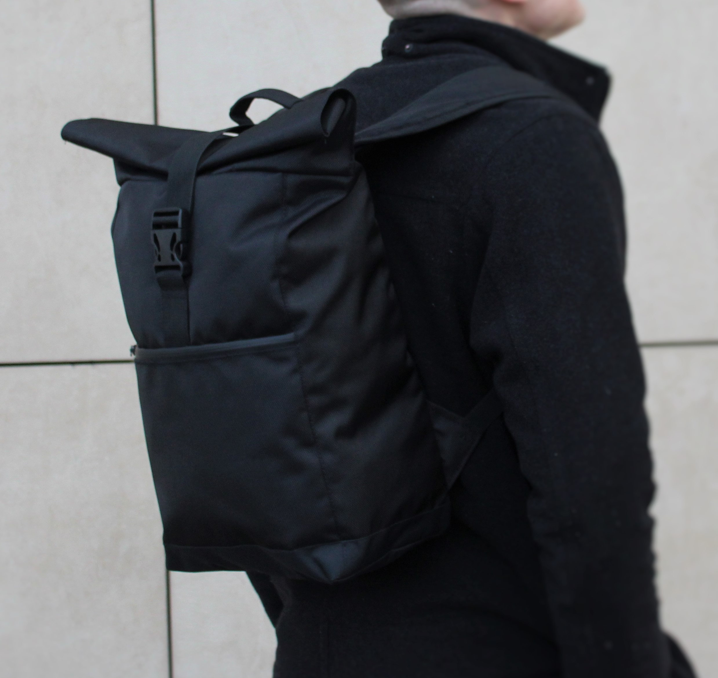 Rolltop Rucksack | Man Roll Top | Woman Rolltop | Vegan Backpack | Backpack for Laptop | Backpack for Traveling | Macbook Backpack | Veganer