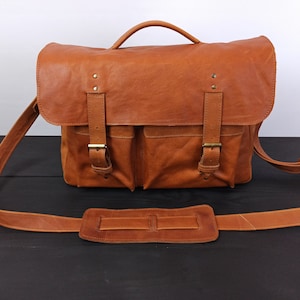 porte-documents vintage / sac en cuir véritable / sac homme femme / sac en cuir pour ordinateur / sac en cuir classique / sac en cuir fait main