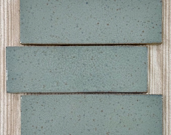 Handmade Specked Blue Grey Tiles