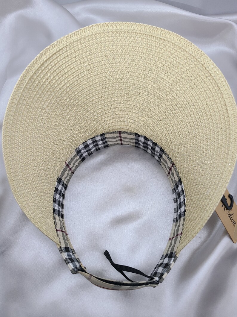 NEW Packable Straw Visor