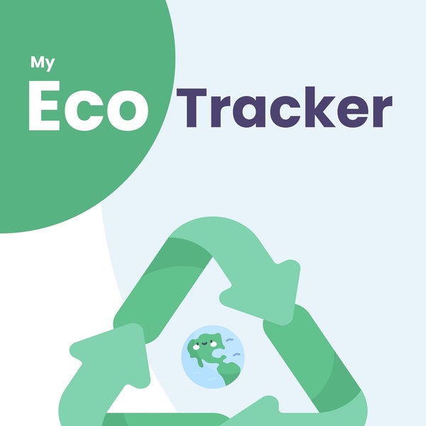 Interactive Eco Log and Yearly Calendar: Daily Environmental Impact Tracker - Digital PDF Workbook for Sustainable Living and Mindful Habits