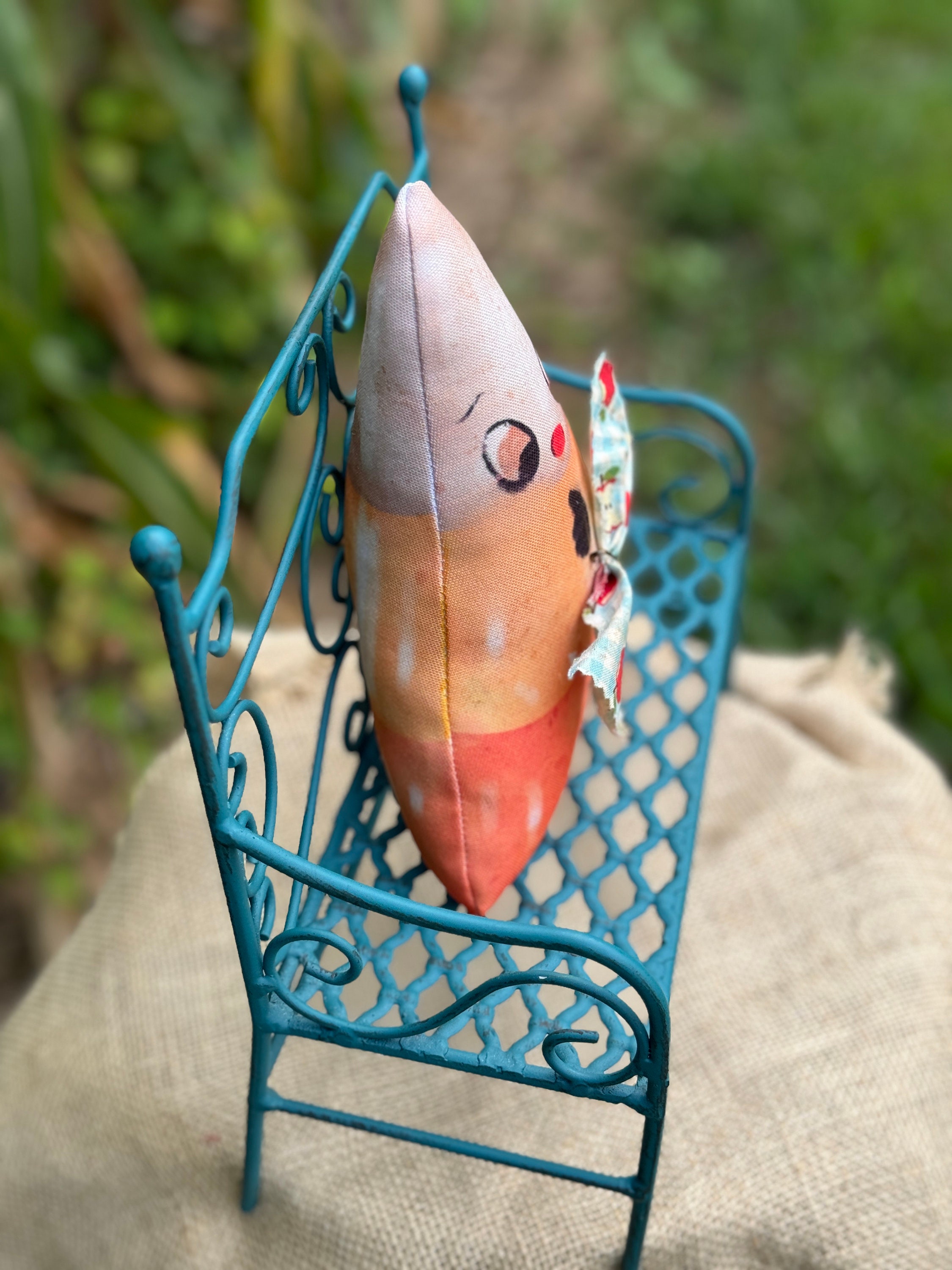 Handmade Primitive Candy Corn Doll Farmhouse Fall Decor Hostess Gift ...