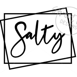 Salty Geometric Double Rectangle SVG
