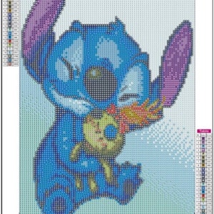 5D Diamond Painting Disney Lilo & Stitch X-626 Graffiti Cartoon Love Full  DIY Hand Mosaic Embroidery Kids Room Home Decor Gifts