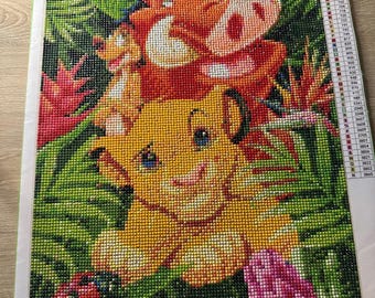 Lion king diy diamond painting kit