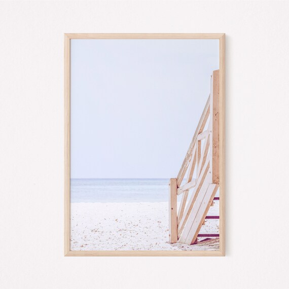 Pastel Beach Wall Art INSTANT DOWNLOAD Coastal Wall Decor Etsy