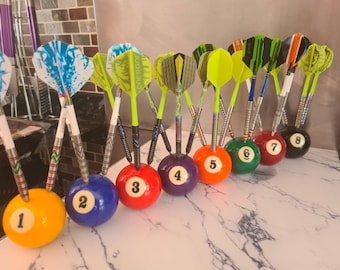Pool ball Darts Stands, Pen Stands and much much more