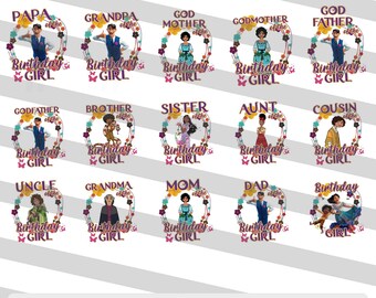 Bundle Family Birthday Girl Png, Family Png, Birthday Png, Png Images 300dpi