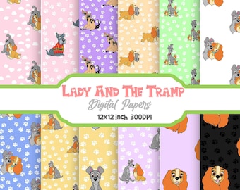 Dogs Seamless Pattern, Digital Papers, Scrapbook Papers, Pattern Paper, Background, Wallpaper, Pattern, 12*12inches -300dpi