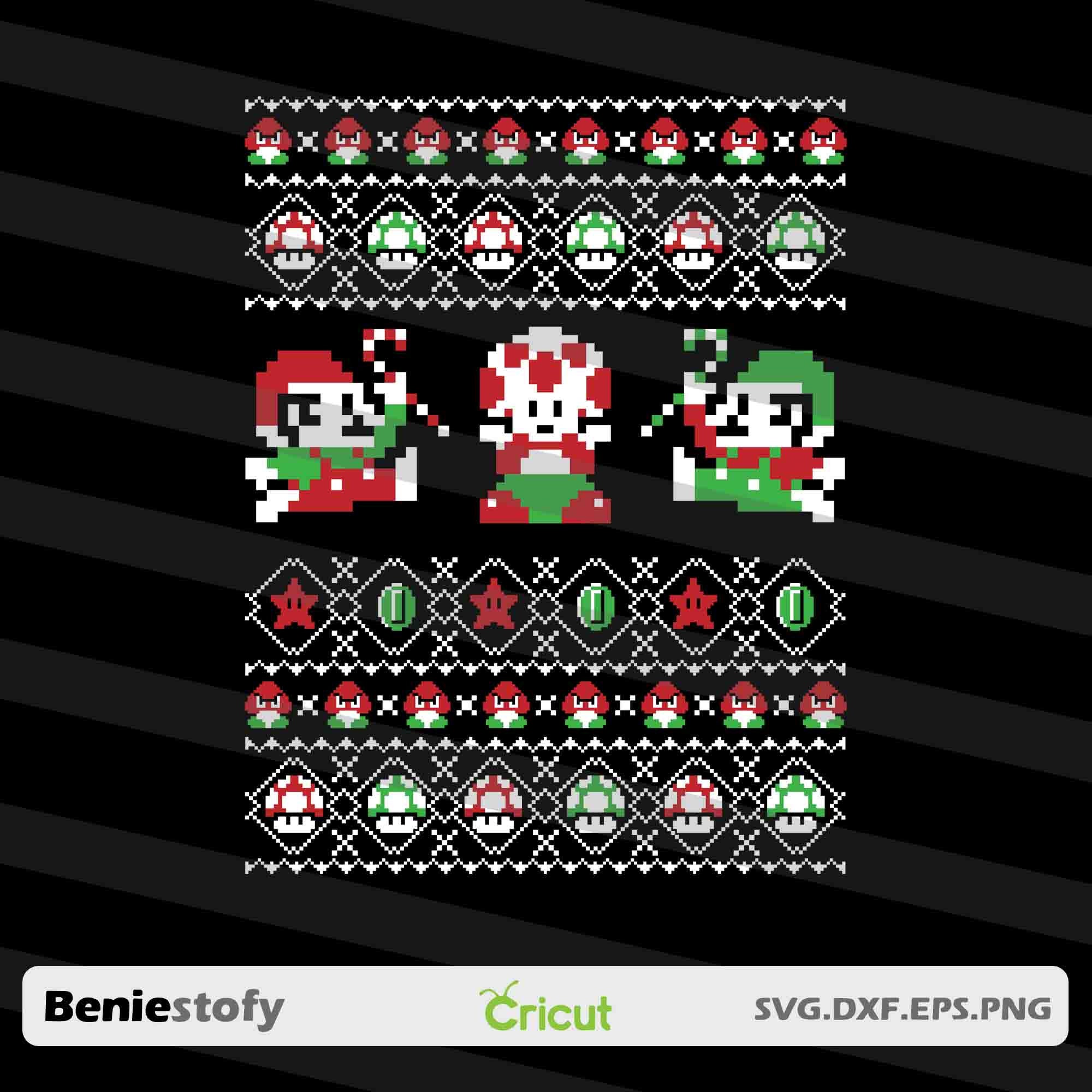 Mario Ugly Sweater - Etsy