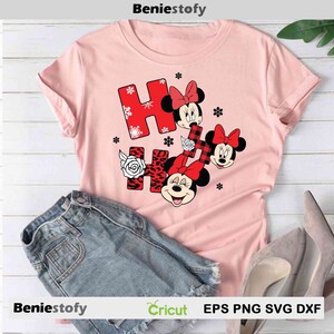 Hohoho Svg, Mouse Santa Svg, Christmas Svg, Cricut File, Clipart, Svg, Png, Eps, Dxf