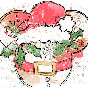 Weihnachtsshirt png, Weihnachts-Doodles, Aquarell-Doodle PNG, Weihnachts-Sweatshirt png