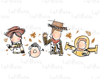 Jouet clipart PNG, clipart d’automne, png d’automne, téléchargement numérique imprimable