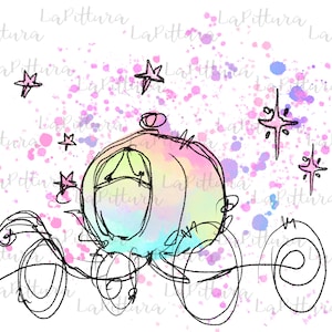 Carriage png, princess carriage, carriage clipart png, sublimation girly design, bridesmaid gifts, digital instant download