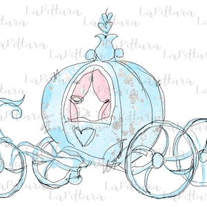 Carriage png, princess carriage, carriage clipart png, sublimation girly design, bridesmaid gifts, digital instant download
