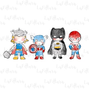 Watercolor boys clipart PNG, boys clipart, boys png, All boys Printable Digital Download