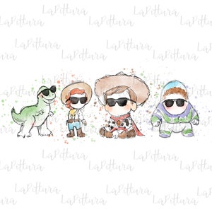 Watercolor summer PNG, toys png, boys clipart, summer boys Clipart, All boys Printable Digital Download