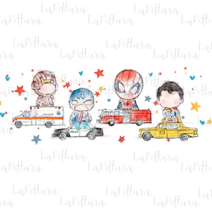 Watercolor boys clipart PNG, boys clipart, boys png, All boys Printable Digital Download