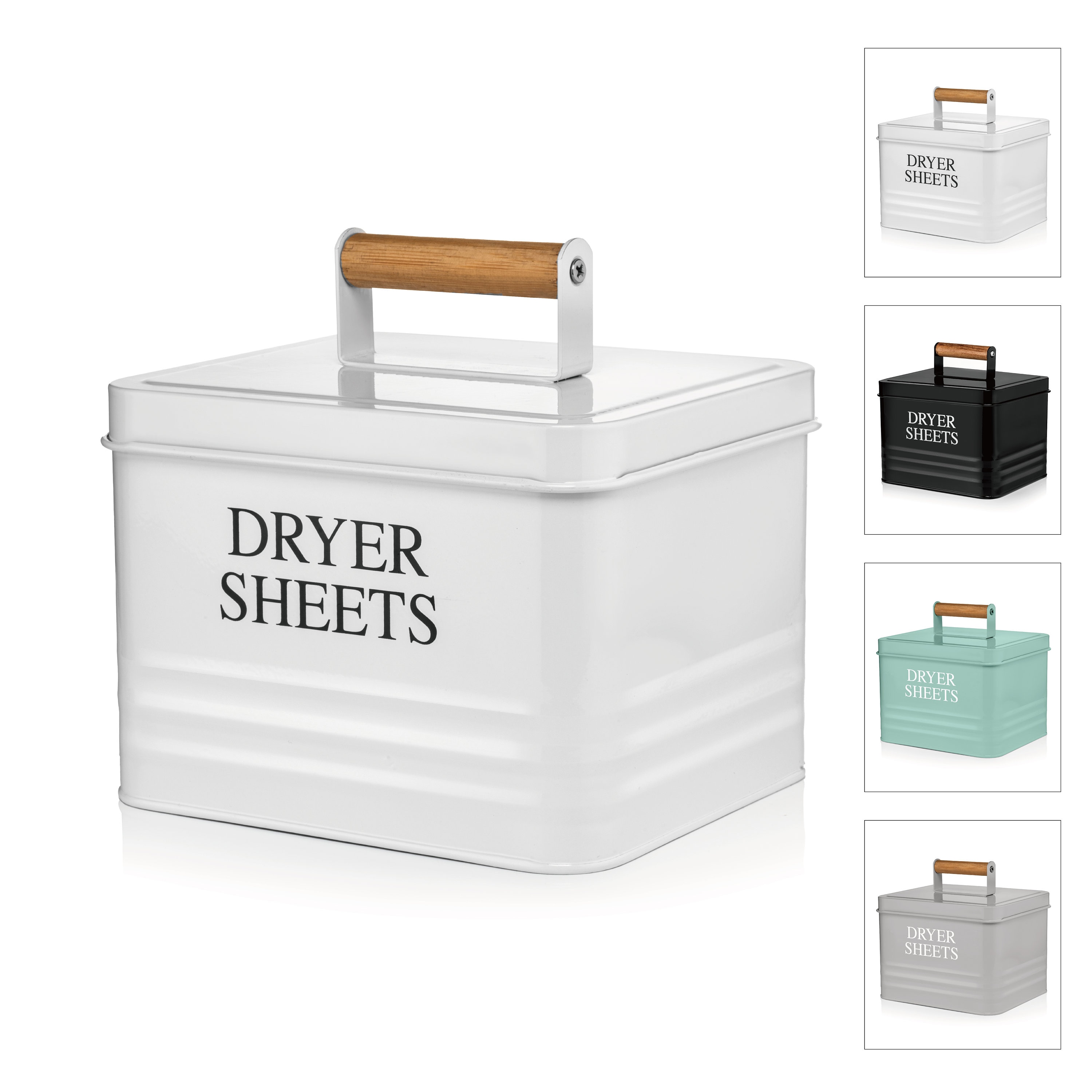 HASPINH Dryer Sheet Holder,Magnetic Fabric Softener Sheet Dispenser