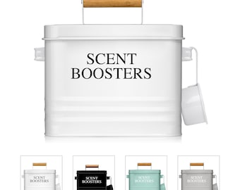 Scent Booster Bead Container with Scoop, Modern Farmhouse Laundry Room Decor