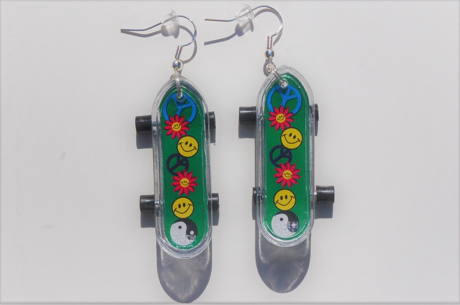 Skateboard earrings Etsy