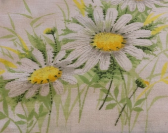 Vintage Springmaid Pillowcase Daisies So 70s