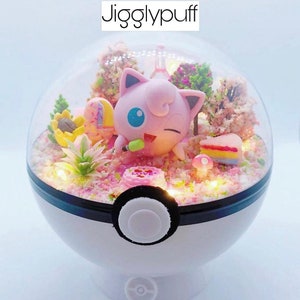 Carte d'invitation d'anniversaire de boules de boules de pokeball fait main de terrarium de terrarium de pokeball carte d'invitation d'anniversaire de terrainium cadeau d'anniversaire de fête des pères