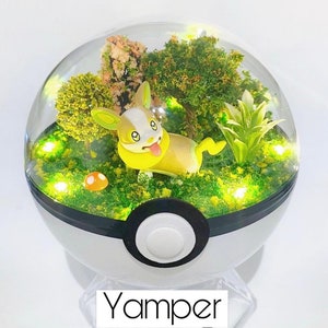Handgemaakte yamper terrarium diorama Pokemon Pokeball kerstballen planter voorstel terrasverjaardag uitnodigingskaart cadeau verjaardag vaderdag
