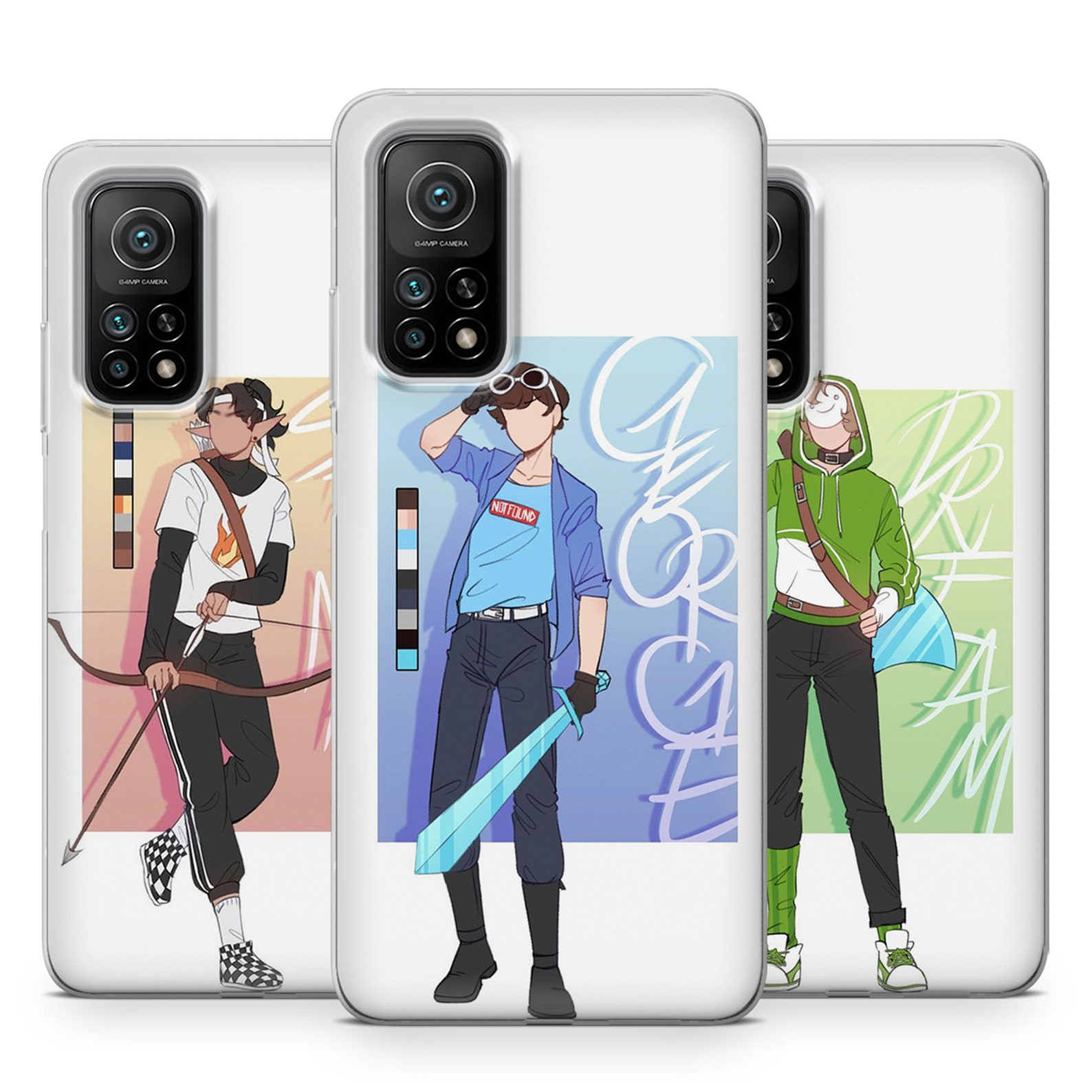 Dream George Sapnap phone case Dream SMP cover for iPhone ...