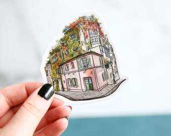 La Maison Rose Art Sticker: Paris Cafe Waterproof Vinyl Decal
