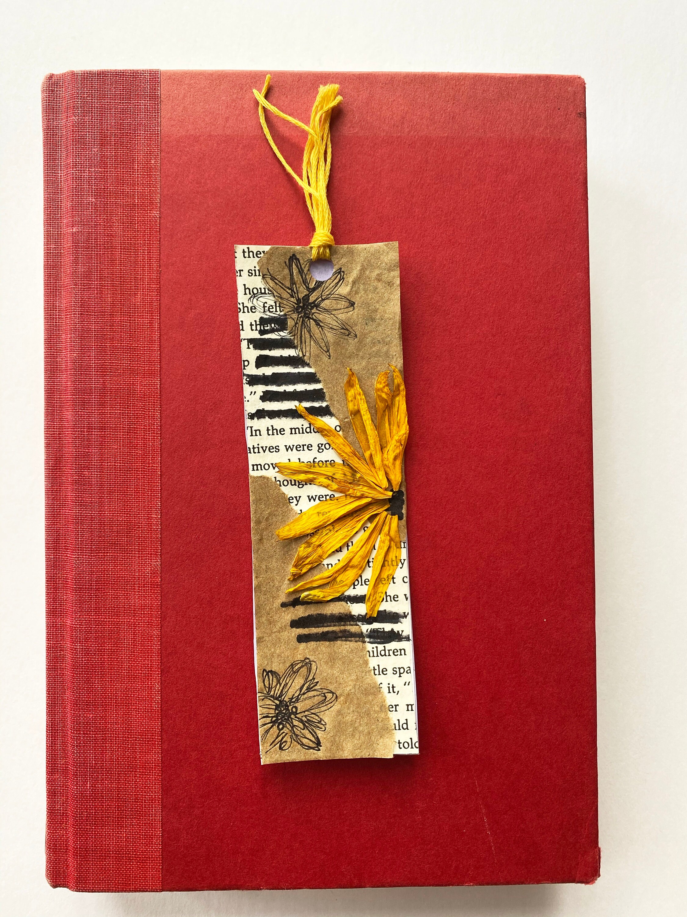 Sunflower Bookmark/ Nature Bookmarks/ Flower bookmarks/ Artsy Etsy
