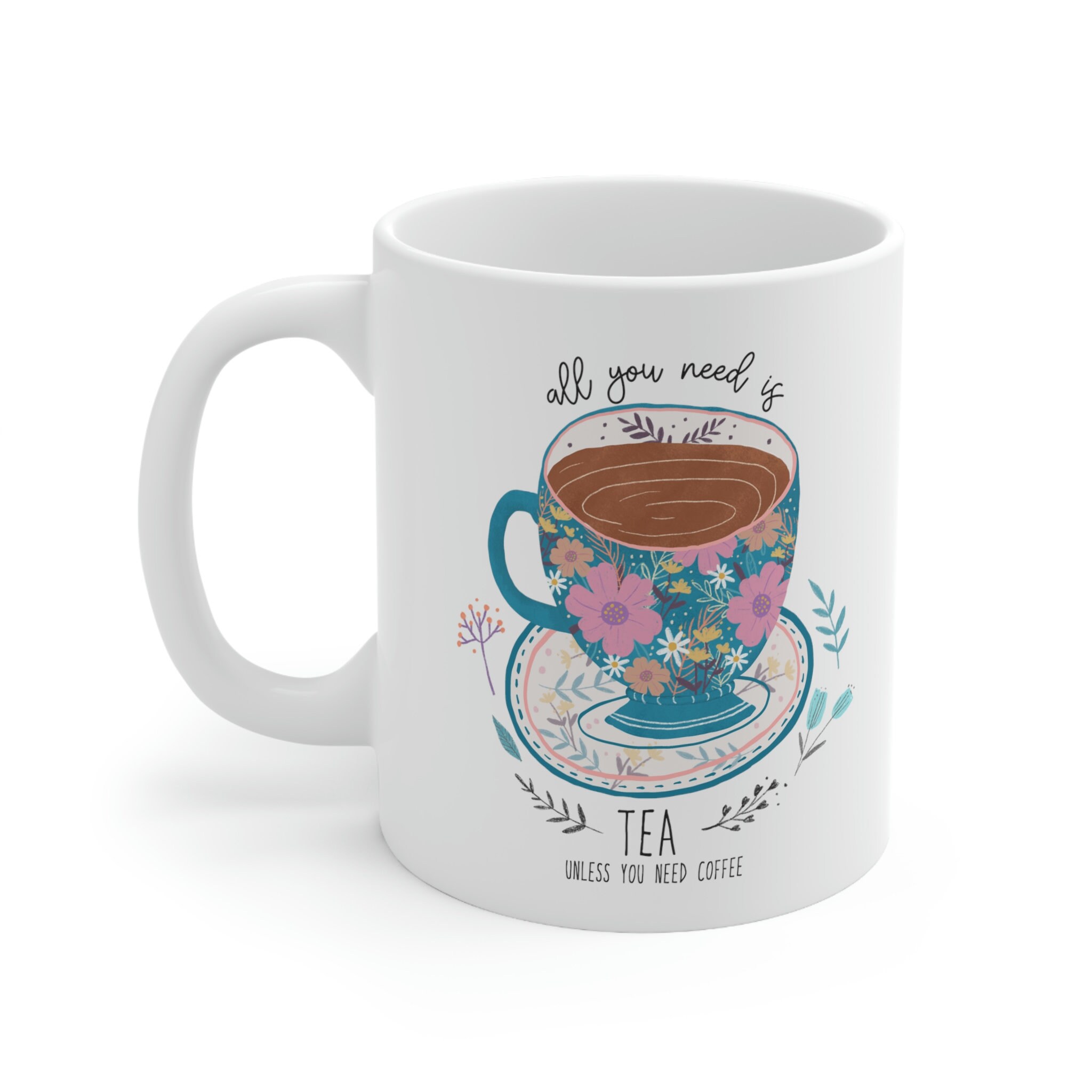 Funny and Cute Tea Cup Present for Tea Drinker Gift for Tea Etsy