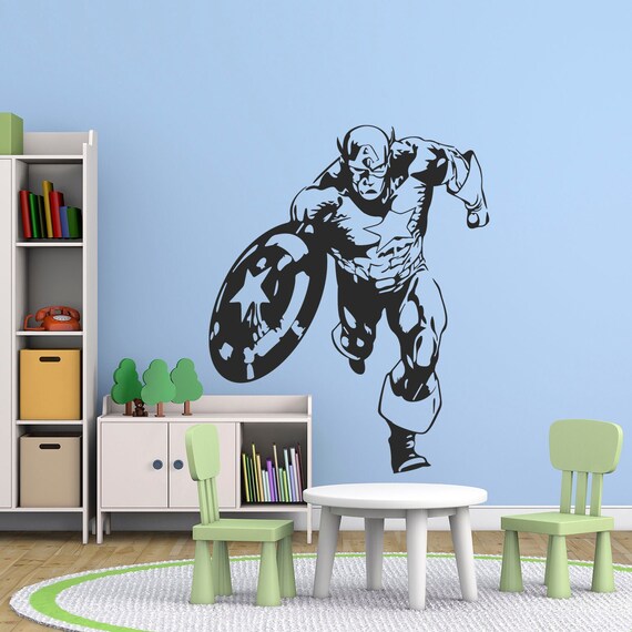 Wall Decals & Murals Hero Superheroes Wall Sticker Decor Comic Strip