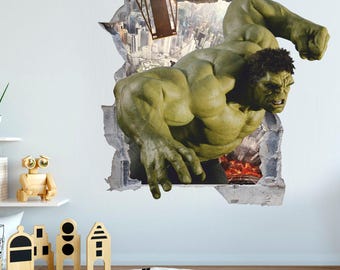 Superhero 3D Wall Decal: Hero Wall Art
