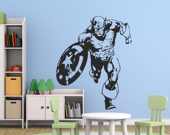 Superhero Wall Decal: Comic Book Hero Wall Sticker