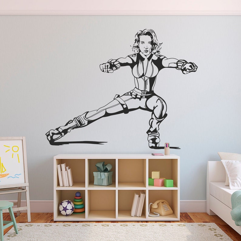 Superhero Wall Decal Hero Wall Sticker Comic Strip Etsy