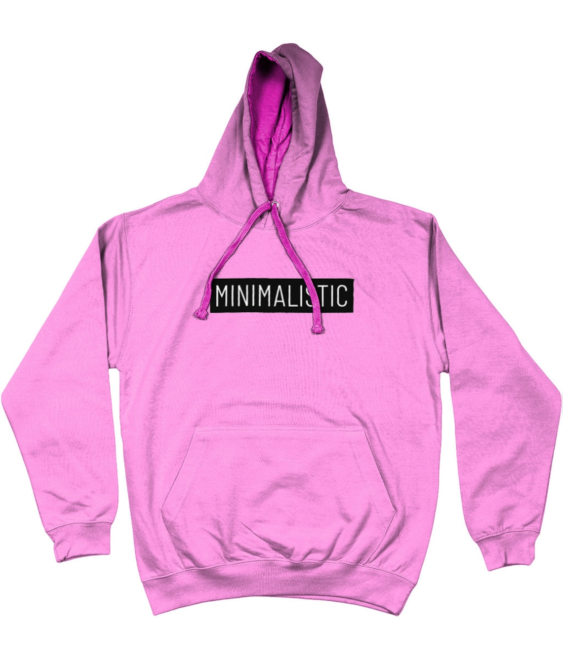 MINIMALISTIC unisex pull string hoodie Etsy