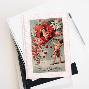 Carnet de notes vintage à couverture rigide pour la Saint-Valentin, carnet de croquis antique de Cupidon, carnet de notes Toutes les choses que j'aime chez vous, cadeaux de la Saint-Valentin