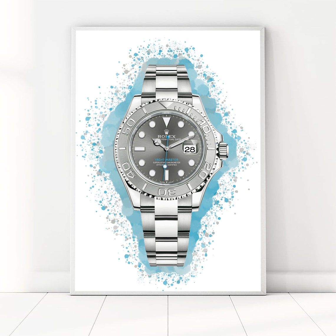 Rolex Yacht-Master Luxury Watch Wall Art Print Poster | Etsy