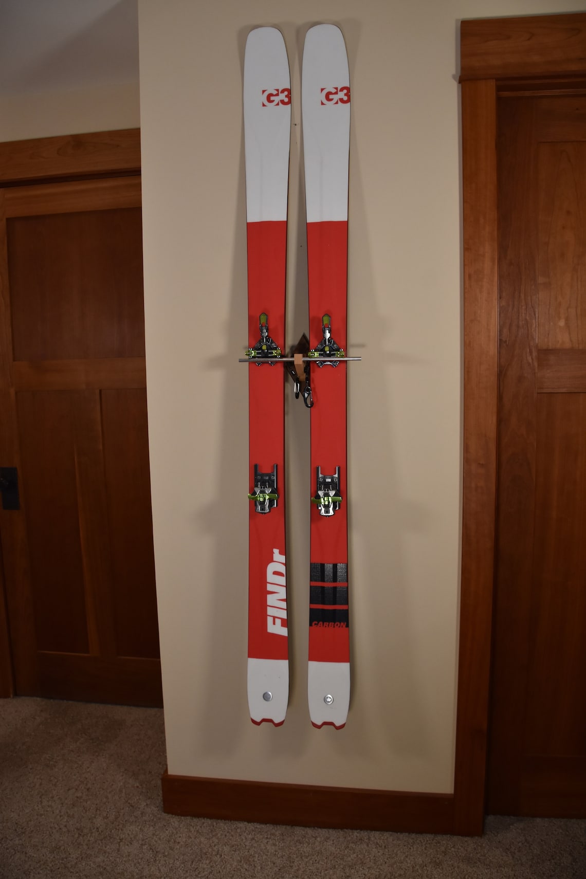 Ski Wall Mount Display Etsy