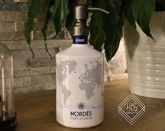 Nordes Atlantic Galician Gin Seifenspender / Duschgel / Body Lotion / Desinfektionsmittel / Upcycling / Geschenk / Gin